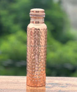 Eco Friendly Copper <b>Water</b> <b>Bottle</b> Premium Handcrafted Design Durable Quality by Crescent Craft - Product Image 3