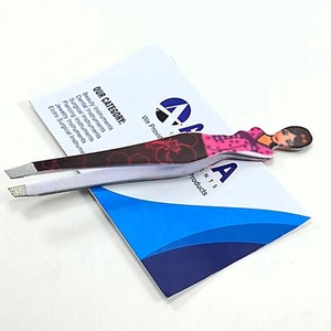 Pinzas para Cejas de Acero Inoxidable Duraderas con Punta Inclinada para una Depilación Precisa y el Cuidado de la Belleza Facial - Product Image 2