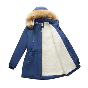 Chaquetas Acolchadas Largas de Invierno para Mujer al por Mayor, Tela de Nailon con Relleno de Algodón, Técnicas de Impresión, Chaquetas Acolchadas para Dama - Product Image 6