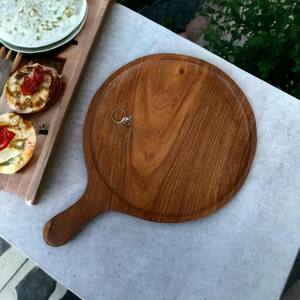 Bandeja de Madera de Acacia Estilo Nórdico para Servir Queso, Frutas y Aperitivos, Decoración Minimalista para Cocina y Comedor - Product Image 3