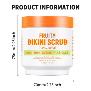 Scrub Schiarente Yoni Best Seller, Previene i Peli Incarniti e Schiarisce le Macchie Scure, Elimina gli Odori, Scrub Schiarente Yoni 200g - Product Image 5