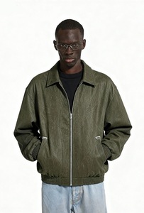 Popular New Men's Jacket, Short Style, High-quality Vintage Pu Leather Jacket for Men's Coat Sports <b>Cardigan</b> High Quality - Product Image 3