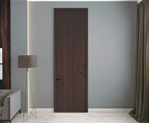 Water Resistant Soundproof Melamine PVC Wooden Veneer Composite WPC Door Great for Coastal Area High <b>Moisture</b> Locations - Product Image 1