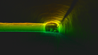 Escáner LiDAR 3D SLAM Portátil de Alta Precisión GEOSUN GS-130G, Punto de Anclaje para Cuevas y Túneles Subterráneos, Entorno sin GNSS