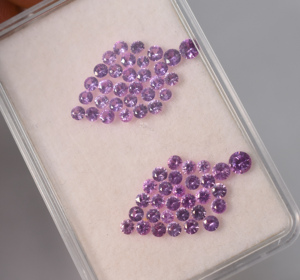 Zafiro Rosa Natural Redondo, Gema Suelta, Zafiro de Ceilán de Sri Lanka, Tratado y Sin Tratar - Product Image 3