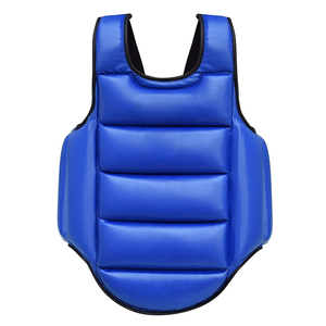 Premium Leather Made <b>Foam</b> <b>Padded</b> Adjustable Taekwondo Chest Guards New Design Durable Protective Taek Wondo Chest Guard - Product Image 5