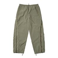 Ensemble de survêtement coupe-vent personnalisé en nylon pour homme : veste de sport zippée et pantalon coupe-vent pour l'entraînement