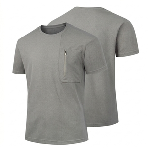 T-shirts pour hommes en coton 100% de haute qualité, 260g, coupe ample, personnalisables, impression possible. - Product Image 5