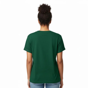 Camisetas Lisas para Mujer al por Mayor, Corte Regular, Teñidas, con Logotipo de Marca Personalizado - Product Image 4