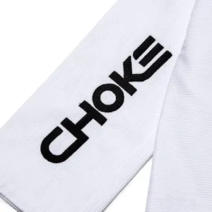 Kimono de Jiu Jitsu Shoyorol Fighter Gi de Color Blanco con Logotipo Personalizado, Uniforme de Jiu Jitsu Brasileño de Primera Calidad, 100% Algodón - Product Image 5