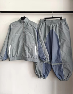 Custom Logo Two Piece Sets <b>Track</b> Suits Nylon Pants Baggy Sweat Tracksuit Manufacturer <b>Jacket</b> Own Windbreaker Tracksuits <b>for</b> <b>Men</b> - Product Image 4