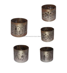 Home Decorative <b>Iron</b> Votive Candle Holder Set of <b>7</b> Pcs With Polish Finished Decorative Candle Holder Votive For Lighting Decor - Product Image 6