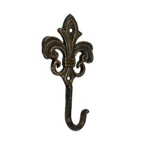 Crochets muraux simples en nickel satiné, porte-serviettes décoratifs en métal brossé argenté, quincaillerie de luxe en gros - Product Image 5