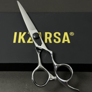 Ciseaux de coiffure professionnels ergonomiques en acier inoxydable japonais 440C, lame tranchante 440C, pour droitiers, salon de coiffure - Product Image 2