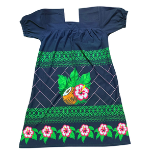 Tenues imprimées par sublimation, robes Mumu pour femmes grandes tailles, robes Mumu de haute qualité, design polynésien personnalisé - Product Image 3