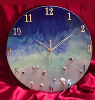 Moments lumineux innovants Horloge murale en résine Design moderne pour la décoration de la maison ou le cadeau Modèle d'art distinctif