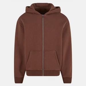 Sudaderas con capucha para hombre con cremallera, personalizables, al por mayor, de alta calidad, de algodón mezclado, básicas, de alto valor, a precio económico. - Product Image 4