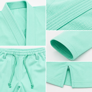 Traje de BJJ flexible que ofrece movimiento suave, comodidad transpirable, costuras reforzadas y calidad confiable para cada entrenamiento. - Product Image 5