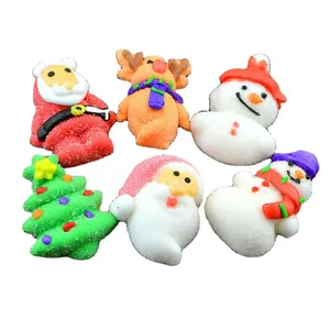 Gift wrapping large Christmas tree shape Santa Claus Snowma deer Christmas tree 7 marshmallows for kids