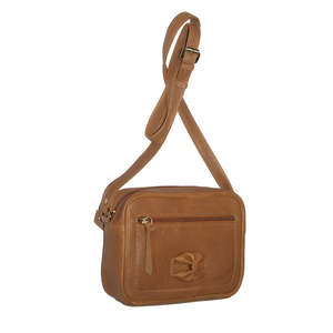 Bolso de Hombro de Cuero Genuino para Mujer, con Cadena, Detalles Florales, Bolso Cruzado con Cierre, para el Trabajo, Viajes y Uso Diario - Product Image 4