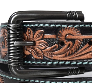 Cinturones de Cuero Vacuno Vintage de Moda 2026, Hechos a Mano en India, Ajuste Personalizado, Elegantes, Unisex, Servicio OEM para Pedidos al por Mayor - Product Image 2