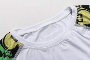 Customized Novelty Design Raglan <b>Compression</b> <b>Shirt</b> <b>Men</b> Quick Dry High Elastic Workout Clothing Bodybuilding Gym Fitness Rash - Product Image 2
