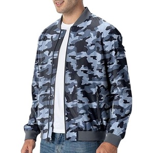 Best Quality Men Winter Zip Up <b>Camo</b> Pattern Bomber <b>Jacket</b> with Zipper Closure Fashionable Printed <b>Camo</b> Sports <b>Jackets</b> Breathable - Product Image 6