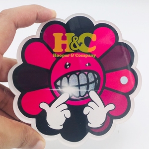 Top Rank Flower Tiles Custom Design Eco-Friendly pink Acrylic Lash Tile Magnetic Eyelash Extensions Lash Tiles Customized Color - Product Image 4