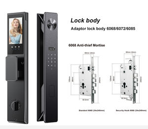 Serrure numérique Wifi Tuya, Cerradura Inteligente Para Puerta Exterior, serrure de porte intelligente avec caméra, empreinte digitale et empreinte palmaire - Product Image 2