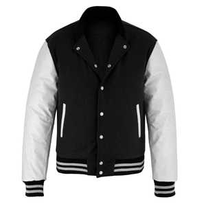 Veste d'hiver pour homme, style décontracté et streetwear, 100% laine et cuir, veste varsity pour homme, vestes de qualité. - Product Image 6