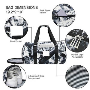 Sac de sport pour homme sur mesure en polyester robuste, sac de fitness à bandoulière, qualité supérieure, best-seller en ligne - Product Image 2