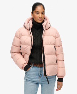 Chaqueta Premium Acolchada para Mujer, para Invierno, Informal, para Uso en Exteriores, Resistente al Viento, con Cierre de Cremallera y Bolsillos Laterales - Product Image 1