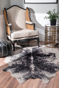 High Click Non-Slip Cow Hide Washable Fur <strong>Rugs</strong> New Design Soft Carpets Mats <strong>Printed</strong> Cowhide <strong>Rug</strong> for Bedroom - Product Image 2