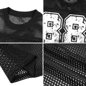 Camiseta Deportiva de Malla OEM 2026 Personalizada, Corte Holgado, para Gimnasio, para Hombre, Estilo Oversize, Manga Corta, Diseño en Blanco, Estilo Casual - Product Image 5