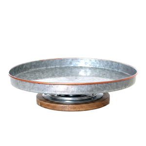 Nouveauté : Plateau tournant en fer pour table à manger, grand plateau rond pour organiser la cuisine, comptoir ou table. - Product Image 6