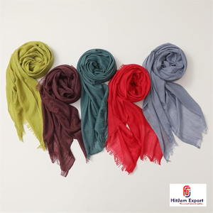 High Quality Cotton Modal Viscose <b>Scarf</b> Manufacturer Private Label Custom Branding Low MOQ OEM ODM Fabric Product Factory - Product Image 6