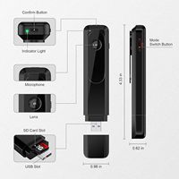Cámaras Deportivas 1080P, Mini Cámara de Bolsillo Portátil con Grabación de Video y Toma de Fotos para el Hogar, Negocios y Conferencias