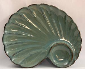 Plats de service et plateaux en porcelaine émaillée écologiques, style européen, en forme de feuilles, pour collations, chips et trempettes, pour la maison et l'hôtellerie, compatibles lave-vaisselle - Product Image 4