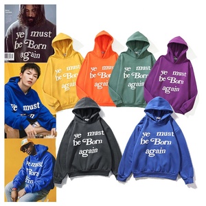 Custom <b>Letter</b> Printed 3D Puff <b>Foam</b> Printing 100% Cotton Fleece Oversized Hooded OEM High Quality Plain Hoodie - Product Image 1