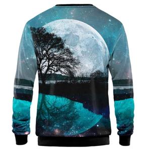 Sweat-shirt en polyester pour hommes, impression numérique personnalisée, sport, décontracté, OEM, marque privée, usine pour hommes - Product Image 3