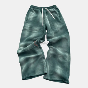Mens Regular Fit 100% Cotton Winter Sweatpants Straight Leg Drawstring Joggers Breathable Casual <b>Pants</b> OEM Wholesale - Product Image 1