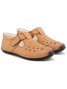Comfortable Lightweight Durable Adjustable Straps Soft Cushioned Outdoor Casual Summer Wear Roman Sandal for <b>Kids</b> - Product Image 2