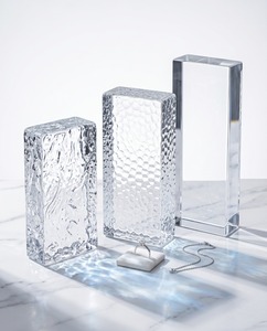 Clear <b>Acrylic</b> <b>Blocks</b> for Eco-friendly for Stylish Modern Jewelry Display Stand Easy Assembly Freestanding Design for Display - Product Image 4