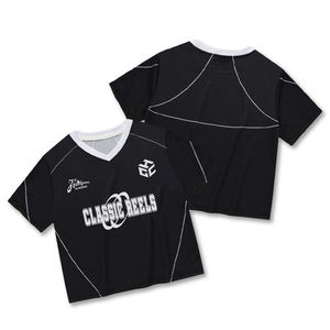 Camisetas de poliéster 100% sublimadas de secado rápido y transpirables, camisetas de fútbol personalizadas en blanco, camisetas para hombre a prueba de viento y agua - Product Image 4