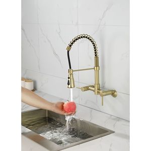 Rubinetto da Cucina a Parete con 3 Funzioni, Design a Ponte per Cucine - Product Image 5