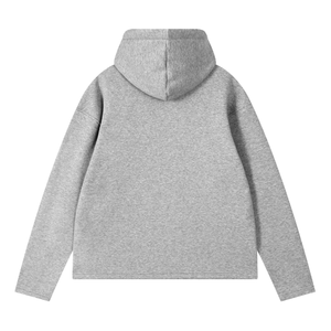 Sudadera con Capucha Extra Grande para Hombre, de Felpa, Color Negro Sólido, 100% Algodón, Transpirable, 340 GSM, Soluciones de Ropa Corporativa - Product Image 4