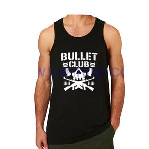 Logo personnalisé tricoté décontracté Gym Fitness hommes musculation débardeur 100% coton séchage rapide respirant OEM impression personnalisée - Product Image 1