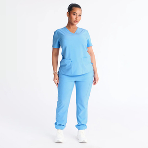 Uniforme Médico de Alta Calidad, 94% Poliéster, 6% Elastano, Personalizable, Último Diseño, Conjuntos de Uniformes para Hombres y Mujeres de Hospital - Product Image 1