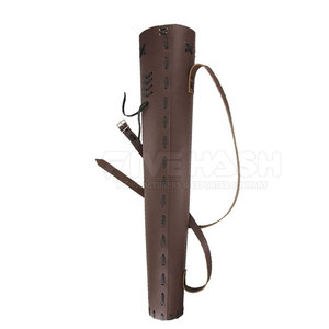 Carcaj de Cuero Estilo Vintage Hecho a Mano, Material Duradero, Soporte Trasero, Correa Ajustable, Ligero, para Exteriores - Product Image 3
