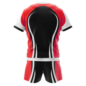 Tenues d'entraînement de rugby conçues avec un tissu flexible qui favorise la mobilité et le confort lors des séances d'entraînement quotidiennes. - Product Image 2